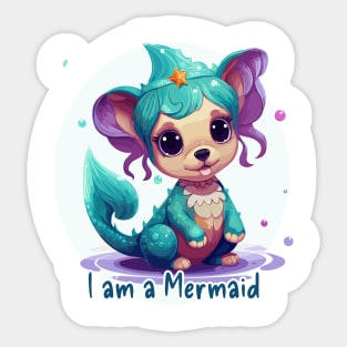 I am a Mermaid too Sticker